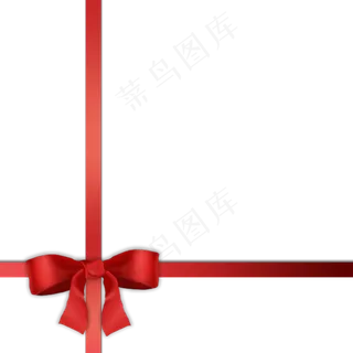 情人节礼盒蝴蝶结装饰飘带素材