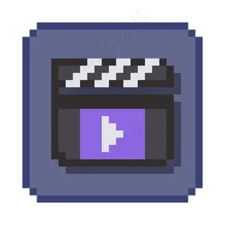 像素风格挡板图标
