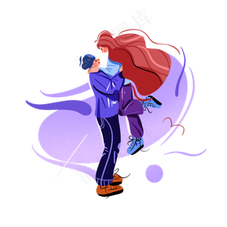 网络情人节情侣亲密搞怪动作pn