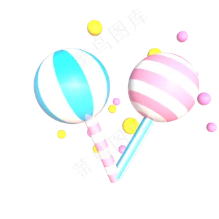 儿童节彩色糖果