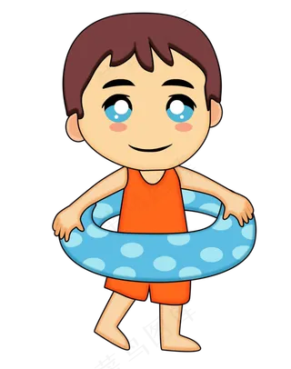 游泳人物png素材