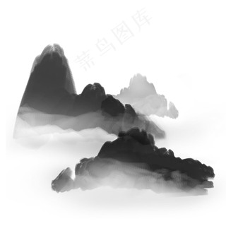 合成效果水墨山水端午节