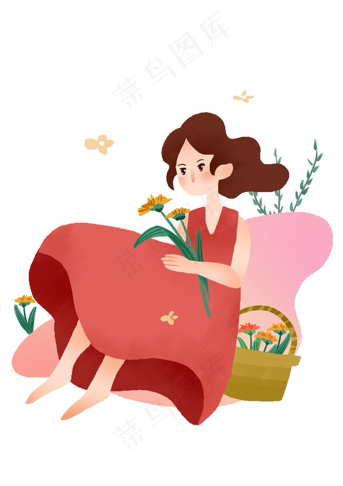 节日母亲节的插画