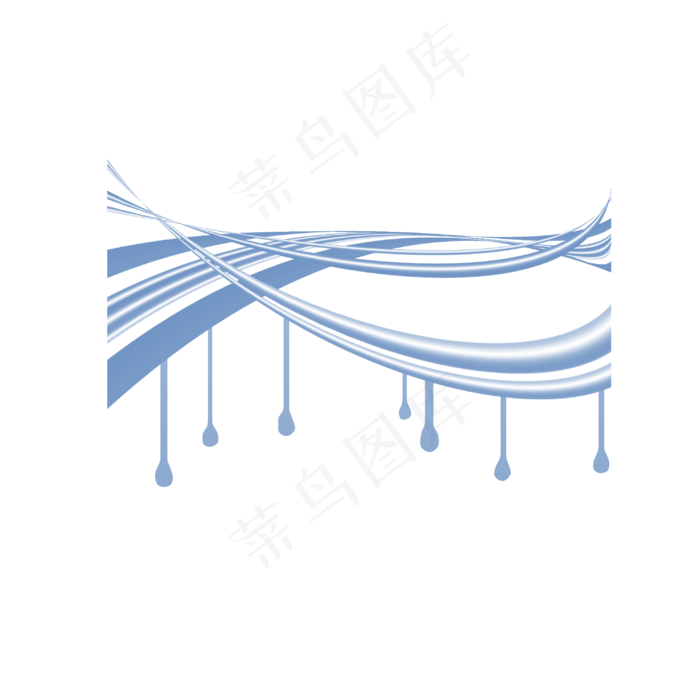 卡通彩带蝴蝶结png(3000X3000(DPI:300))psd模版下载