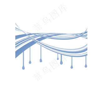 卡通彩带蝴蝶结png