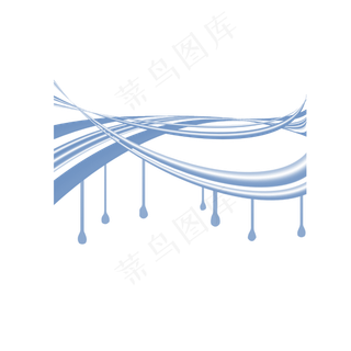 卡通彩带蝴蝶结png