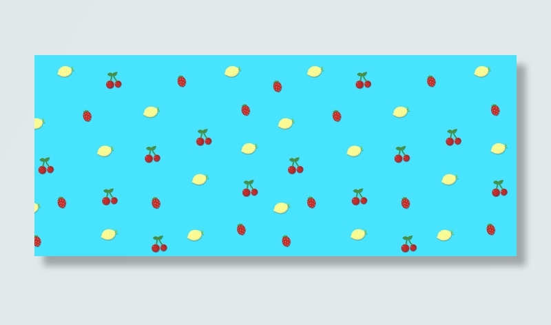 红色樱桃水果促销海报背景