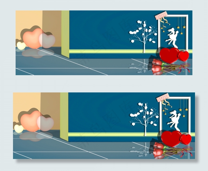 C4D情人节的520告白