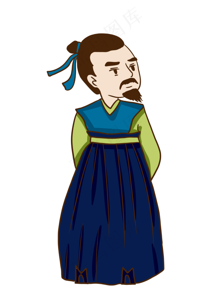 端午节屈原古代人物(2480X3508(DPI:300))psd模版下载