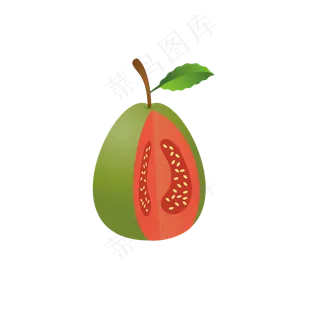 哈密瓜水果造型元素
