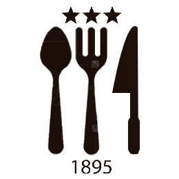 矢量图水彩勺子叉子