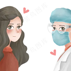 女生节前线姑娘,免抠元素