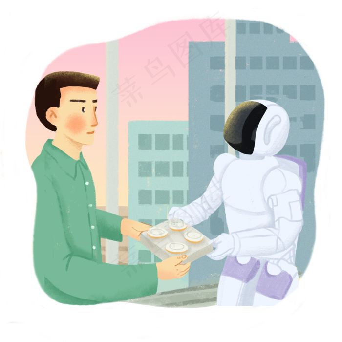 现代科技生活人工智能AI,免抠元素(3500X3500(DPI:300))psd模版下载