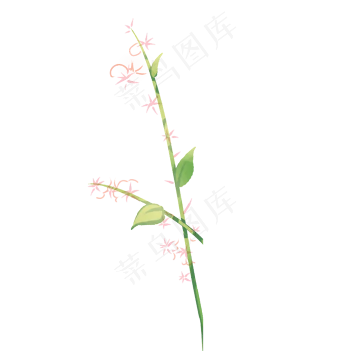 卡通春天植物绿叶下载(2000X2000(DPI:300))psd模版下载