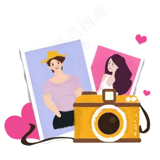 卡通520浪漫设计元素