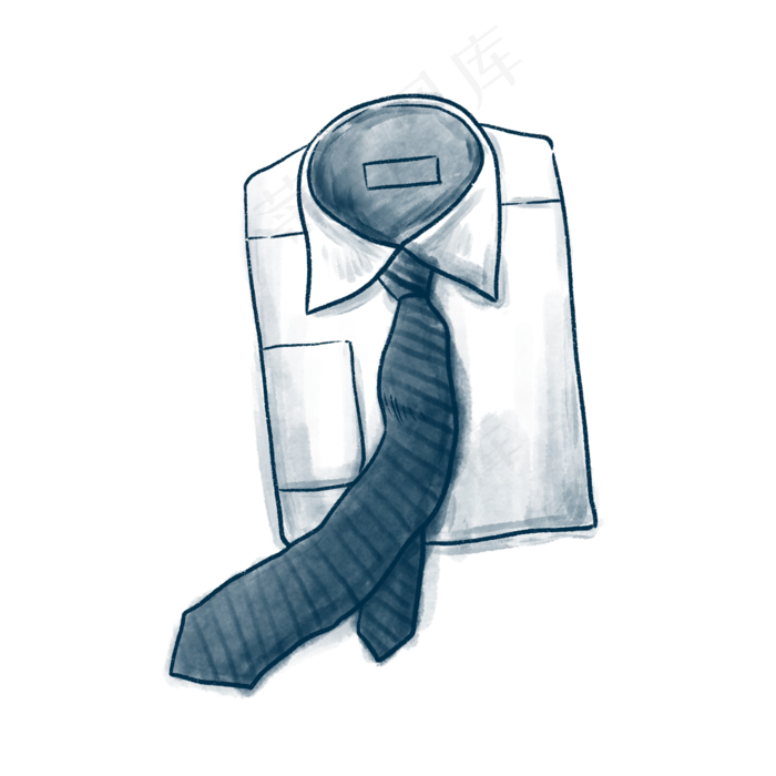 父亲节素描速写风衬衫PNG免抠(2048X2048(DPI:300))psd模版下载