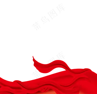 红绸带装饰,免抠元素 红绸带装饰,免抠元素
