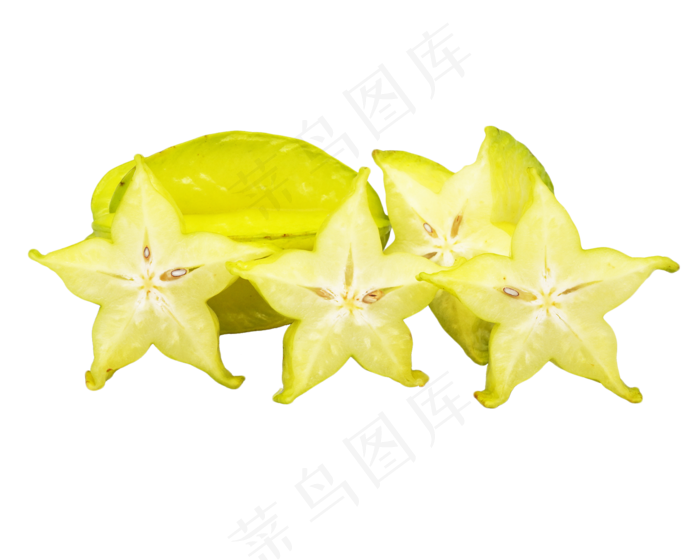切开的水果杨桃(2143*1714px 300 dpi )