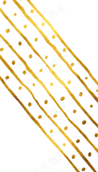 金箔黄金条纹波点装饰底纹,免抠元素