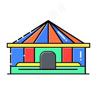 儿童节游乐园物件