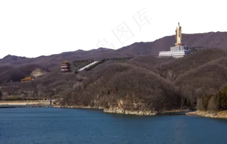 重峦叠嶂的山峰山水风景