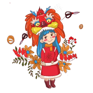 二月二龙抬头PNG免抠