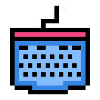 像素风格键盘图标