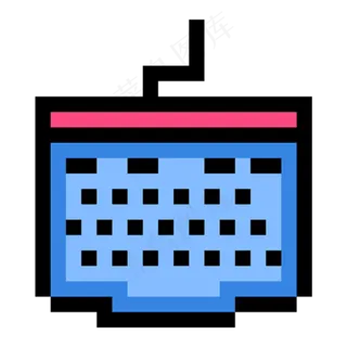 像素风格键盘图标