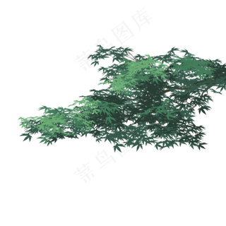 卡通植物绿叶下载