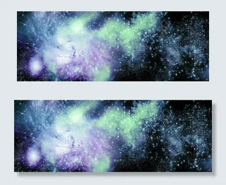 梦幻星空闪耀宇宙蓝