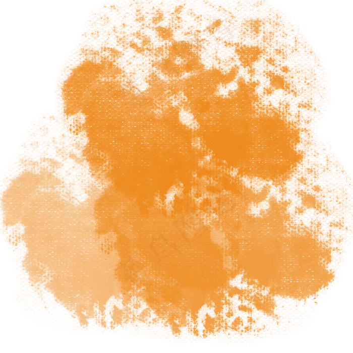 橙色水彩墨迹素材图(2000X2000(DPI:72))psd模版下载