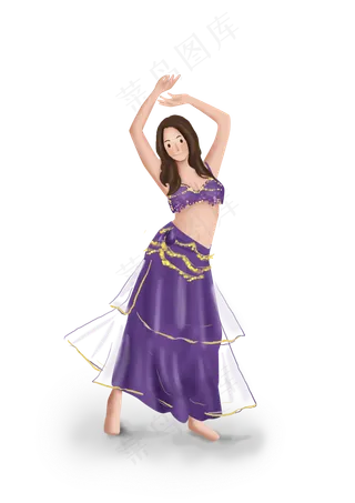 舞蹈班肚皮舞女性,免抠元素