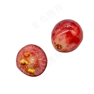 切开的红葡萄红提