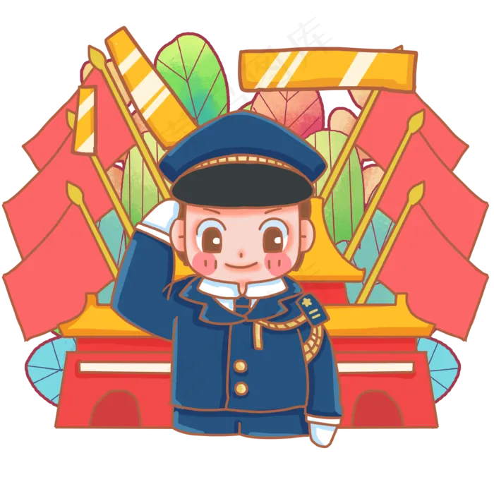 建军节现代军人(2000X2000(DPI:300))psd模版下载