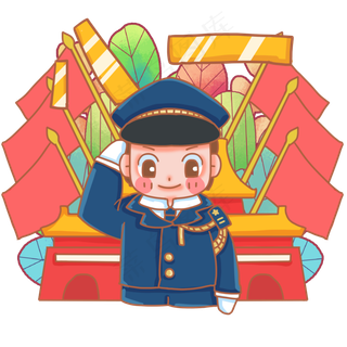 建军节现代军人