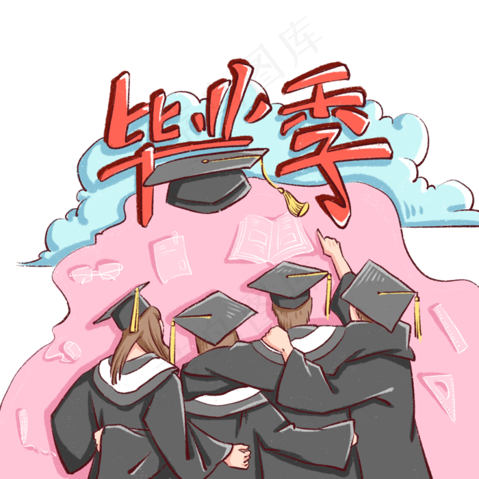 毕业季学校告别青春(2000X2000(DPI:300))psd模版下载
