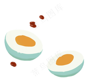 端午节红豆咸鸭蛋蛋黄