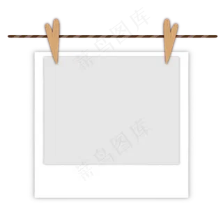 夹着的相框,免抠元素