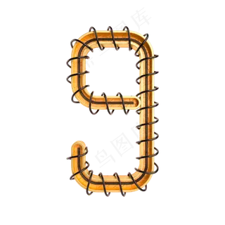 黑金倒计时周年庆数字9