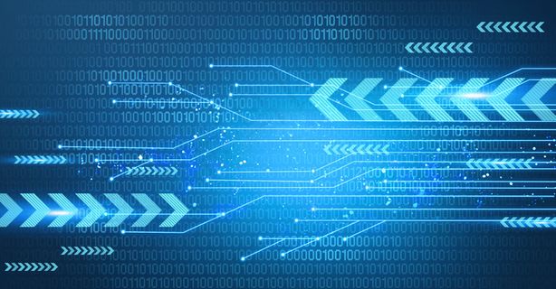 蓝色互联网科技线条