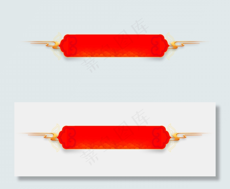 中国风红色背景框素材,免抠元素