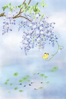 唯美春天景色之紫藤 唯美春天景色之紫藤