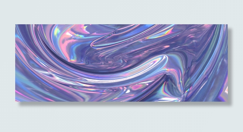 扁平镭射渐变大气时尚背景