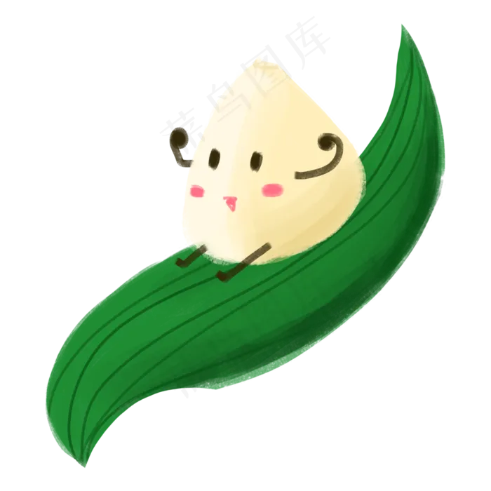 卡通儿童可爱小粽子(2000X2000(DPI:300))psd模版下载