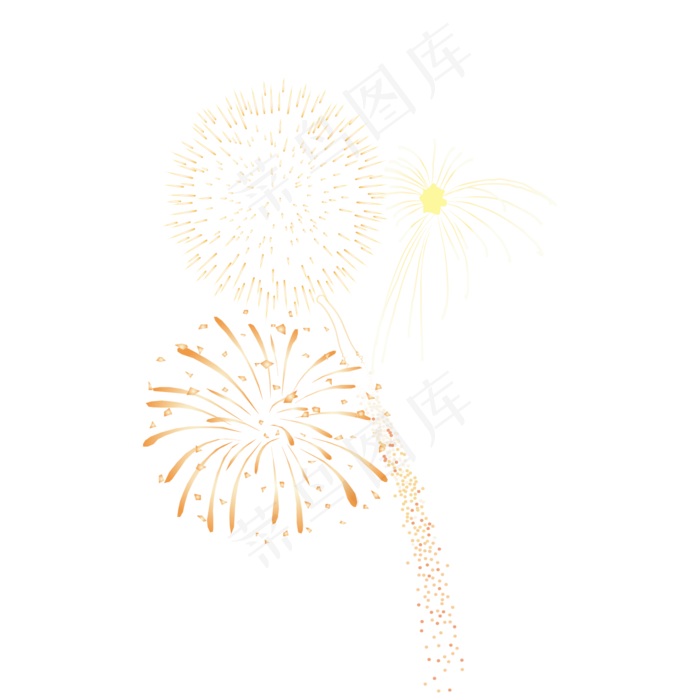 矢量节日装饰烟花,免抠元素(1500*1500px 300 dpi )eps,ai矢量模版下载