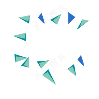 飘浮立体三角形