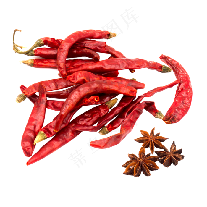 干辣椒调料,免抠元素(2000*2000px 300 dpi )