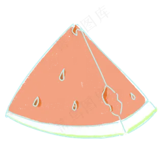 夏天水果西瓜卡通