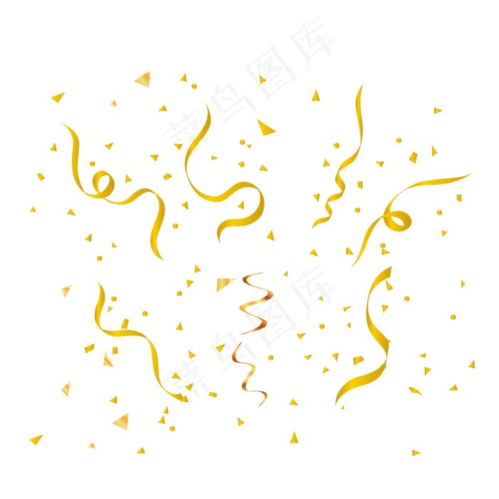 矢量手绘彩带,免抠元素(2001*2001px 300 dpi )ai矢量模版下载