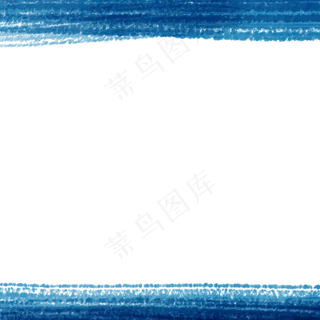 水彩水墨方形边框